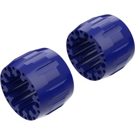 Alargadores de Roda Modelo A 100mm (Sem pernos) Azul CrossPro