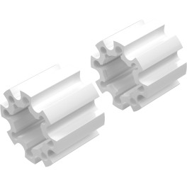 Alargadores de Roda Modelo C 100mm (Sem pernos) Branco CrossPro