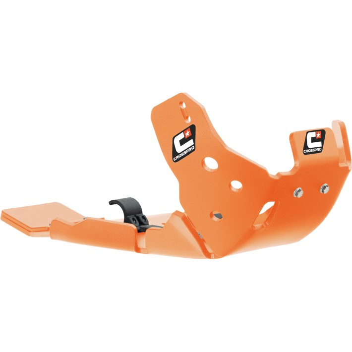 Proteção de Motor e Link HARD X 8.0 DTC Laranja CrossPro — Rieju MR 250 e outros modelos