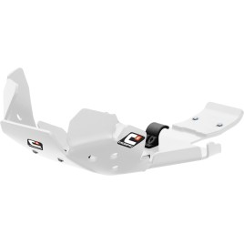 Proteção de Motor Trail Hard Link DTC 6 Branca CrossPro — Suzuki DR-Z 400