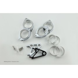 Suporte Cromado Conjunto XS Para 47-54 mm Ø Highsider pro