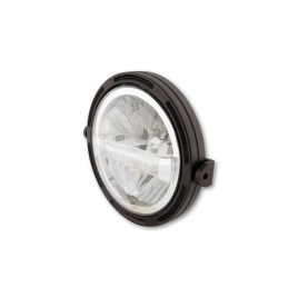 Farol de 7 Polegadas Frame-R1 Tipo 4 LED Preto Fixação lateral Highsider pro