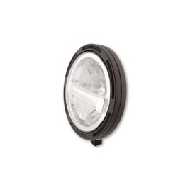 Farol de 7 Polegadas Frame-R1 Tipo 4 LED Preto Fixação inferior Highsider pro
