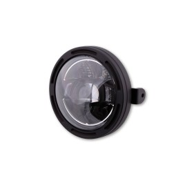 Farol de 5 3/4 Polegadas Frame-R2 Tipo 10 LED Preto Fixação lateral Highsider pro
