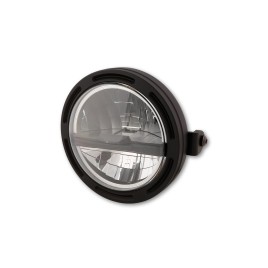 Farol de 5 3/4 Polegadas Frame-R2 Tipo 5 LED Preto Fixação lateral Highsider pro