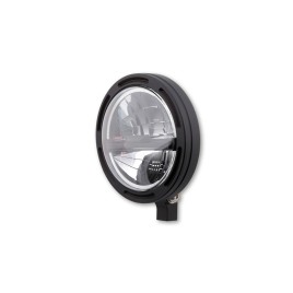 Farol de 5 3/4 Polegadas Frame-R2 Tipo 5 LED Preto Fixação inferior Highsider pro