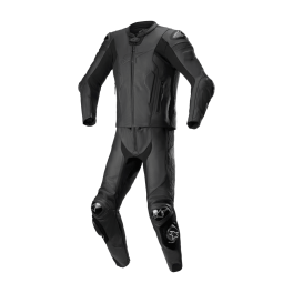 Fato Alpinestars Missile V2 Pele - 2 Peças — Preto Preto