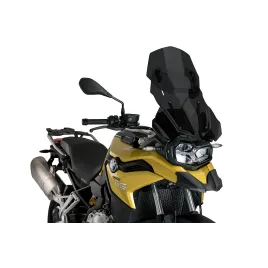 Vidro Puig Regulável em altura BMW F800GS 2025 – Fumado escuro / Para vidro Sport original