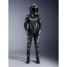 Fato Alpinestars Stella GP-R7 Pele - 1 Peça — Preto