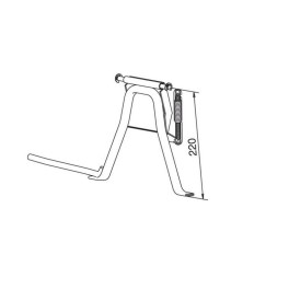 Descanso central completo 12″/14″ — BUZZETTI — 4484