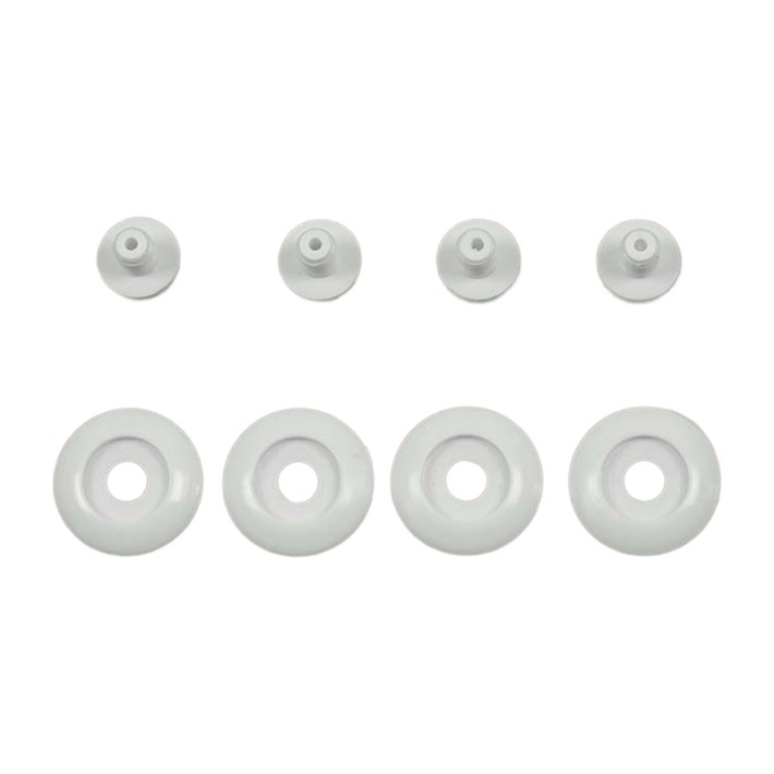Kit parafusos proteção de queixo ARAI (Capacete PENTA PRO), Branca, (Modelo:PENTA PRO)