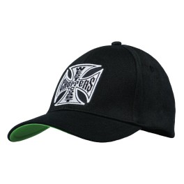 Boné West Coast Choppers OG Classic round bill preto