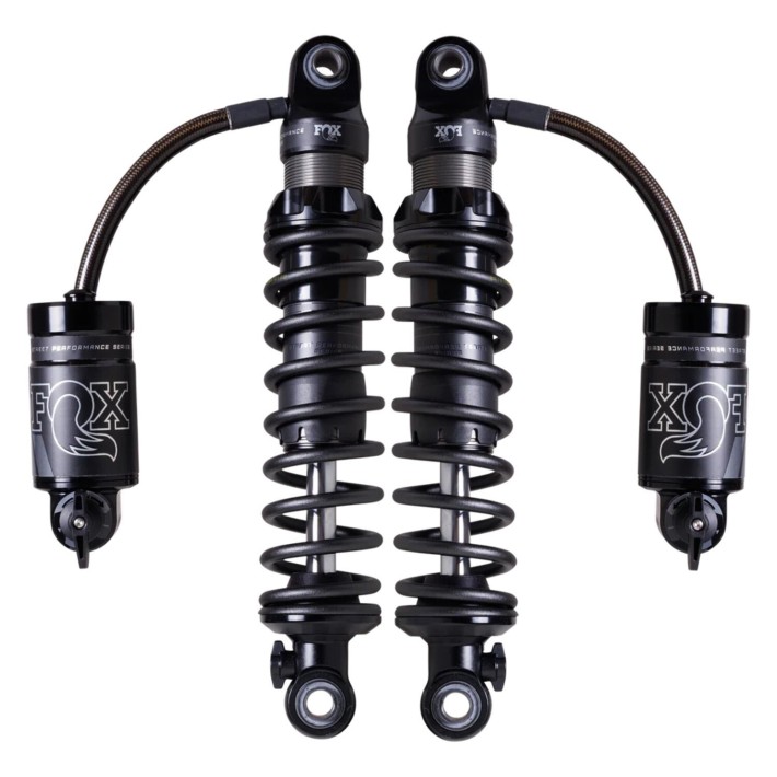 Fox Factory QS3-QSR Amortecedores com reservatórios remotos. Standard — 1993–2026 FLT/Touring