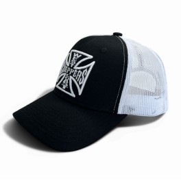 Boné West Coast Choppers OG Cross preto/branco