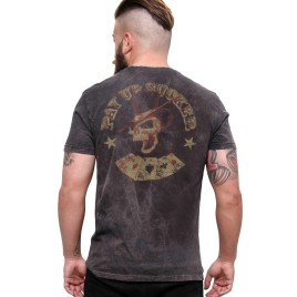 T-shirt West Coast Choppers Pay Up Sucker preto vintage