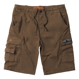 Calções West Coast Choppers CFL Cargo castanho caqui