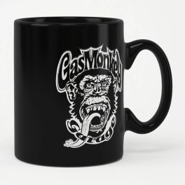 Caneca Gas Monkeys Garage Splitting Monkey — preto