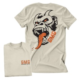 T-shirt Gas Monkeys Garage Deamon Monkey — caqui