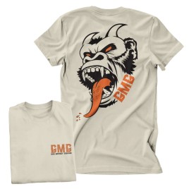 T-shirt Gas Monkeys Garage Deamon Monkey — caqui