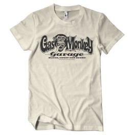T-shirt Gas Monkeys Garage Logo — caqui