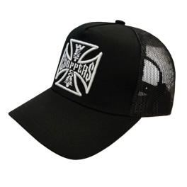 Boné West Coast Choppers OG Cross Trucker preto