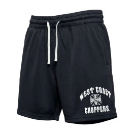 Calções West Coast Choppers Iron Mesh preto
