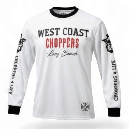Camisa West Coast Choppers Choppers 4 Life Waffle branco