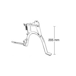 Cavalete central completo — BUZZETTI — 8590