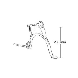 Cavalete central completo BUZZETTI - Minarelli vertical — 8595