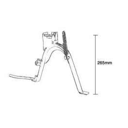 Cavalete central completo — BUZZETTI — 8614