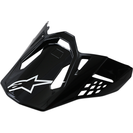 Pala Alpinestars Supertech M10/M8 Visor - Black Glossy