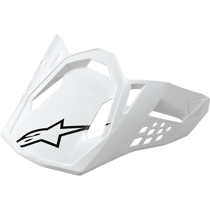 Pala Alpinestars Supertech M10/M8 Visor - White Glossy