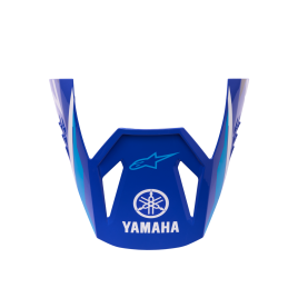 Pala Alpinestars Yamaha S-M3 Visor - Blue White Glossy