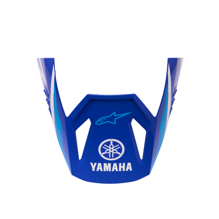Pala Alpinestars Yamaha S-M3 Visor - Blue White Glossy