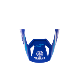Pala Alpinestars Yamaha S-M3 Youth Visor - Blue White Glossy