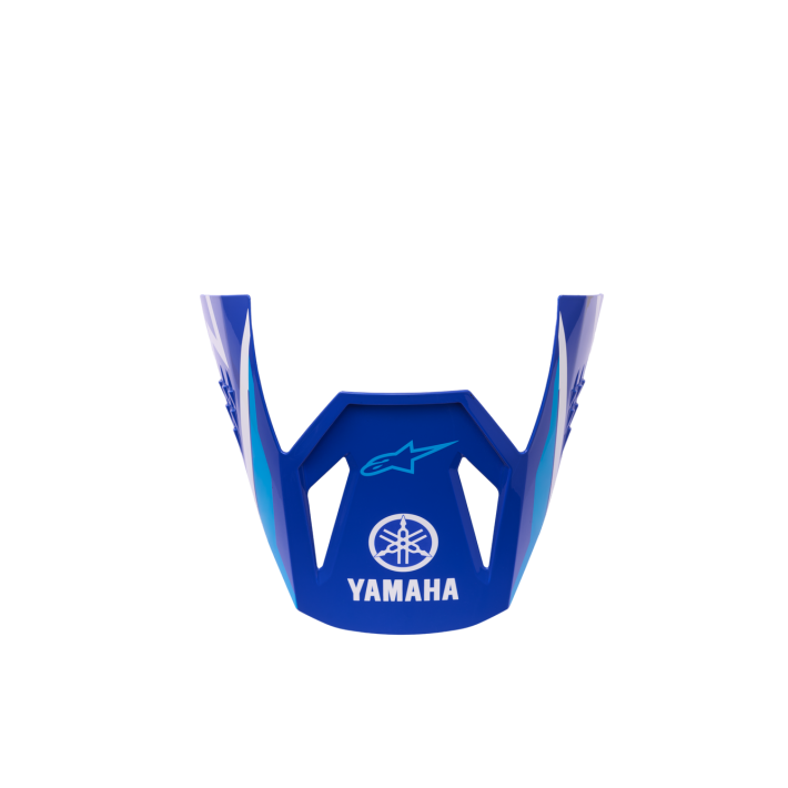 Pala Alpinestars Yamaha S-M3 Youth Visor - Blue White Glossy