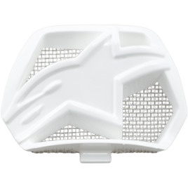 Ventilação do queixo Alpinestars Supertech M10/M8 Chin Vent - White