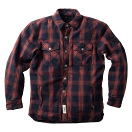 Camisa West Coast Choppers Austin Kevlar para moto vermelho/preto