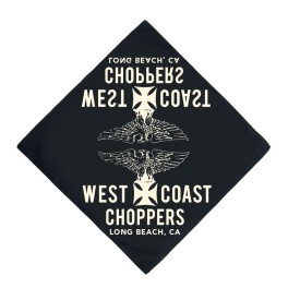 Bandana West Coast Choppers Eagle preto