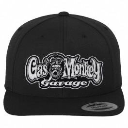 Boné Gas Monkeys Garage Snapback — preto