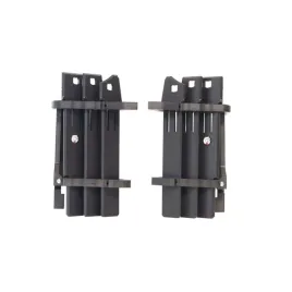 Proteções de radiador HDPE AXP Racing FAST CLEAN SHERCO — AX1767 — Preto