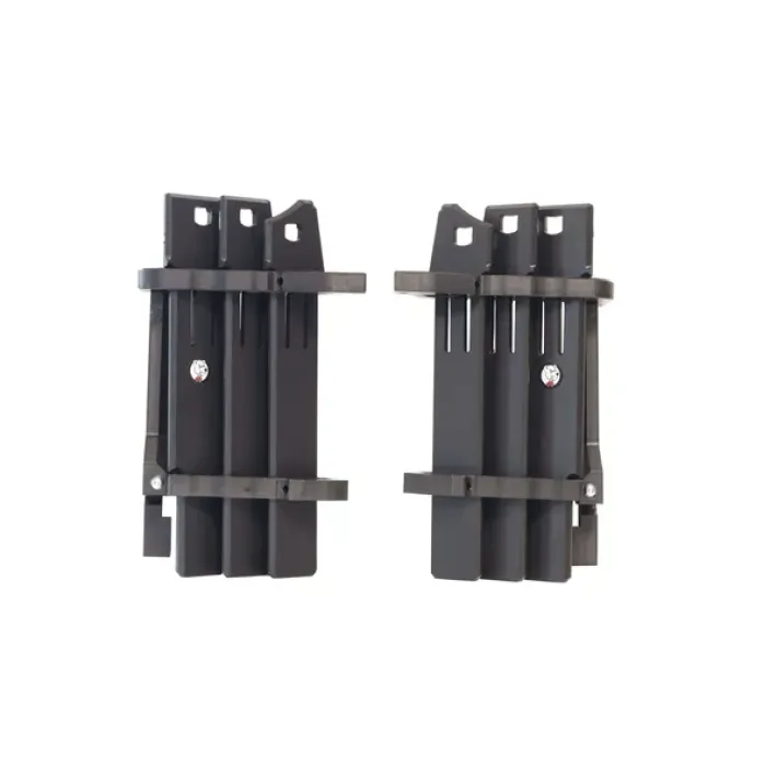 Proteções de radiador HDPE AXP Racing FAST CLEAN SHERCO — AX1767 — Preto