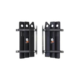 Proteções de radiador HDPE AXP Racing FAST CLEAN DUCATI DESMO — AX1786 — Preto