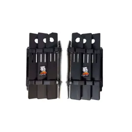 Proteções de radiador HDPE AXP Racing FAST CLEAN KTM/GASGAS — AX1797 — Preto