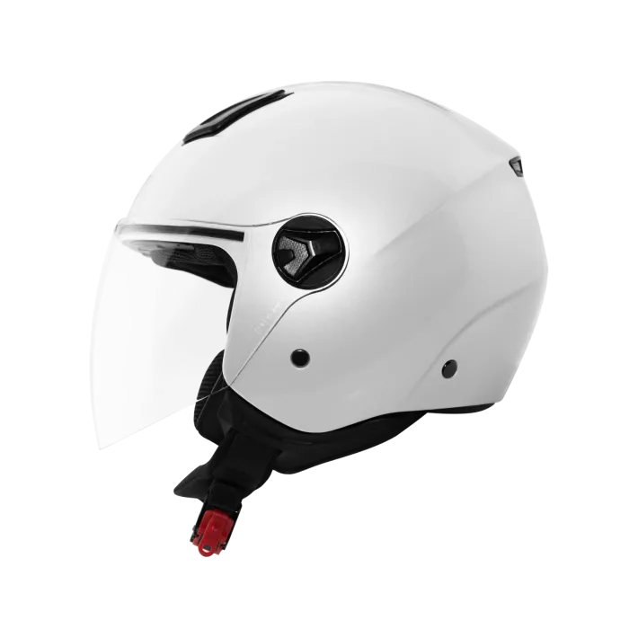 Capacete CMS D-JET — Liso Branco