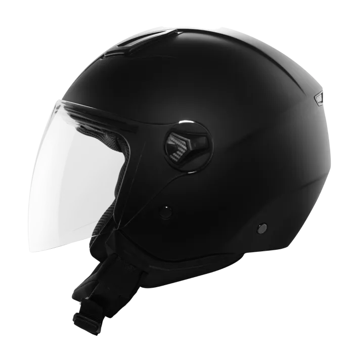 Capacete CMS D-JET — Liso Preto Mate
