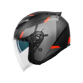 Capacete CMS MAXI-JET — Urus Vermelho Mate