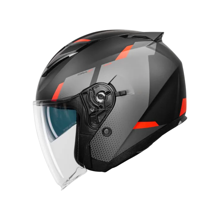 Capacete CMS MAXI-JET — Urus Vermelho Mate