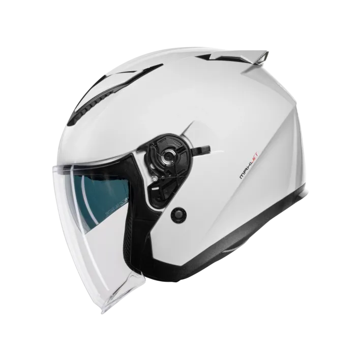 Capacete CMS MAXI-JET — Liso Ártico Branco