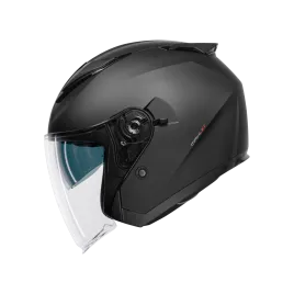 Capacete CMS MAXI-JET — Liso Preto Mate
